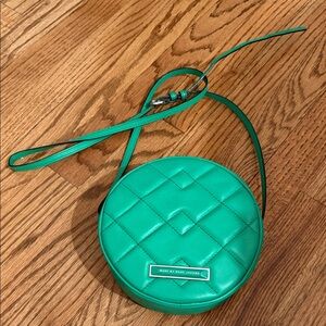 Marc by Marc Jacobs Round Green Quilted Crossbody Bag